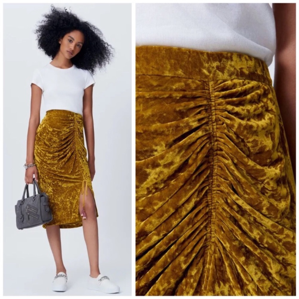 Rebecca Minkoff Romy Velvet Skirt